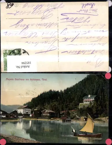 185294,Mayers Gasthaus a. Achensee Ansicht