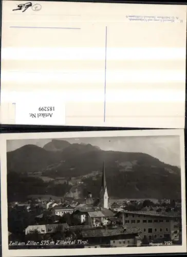 185299,Zell a. Ziller Zillertal Teilansicht