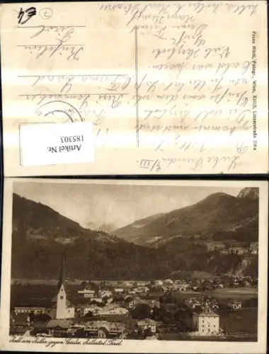 185303,Zell a. Ziller geg. Gerlos Zillertal Teilansicht