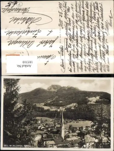 185310,Zell i. Zillertal Teilansicht