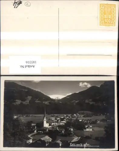 185316,Zell a. Ziller Totale Foto Ak