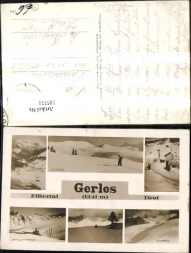185331,Gerlos Mehrbild Ak i. Winter