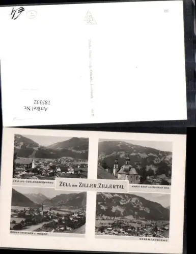 185332,Zell a. Ziller Zillertal Mehrbild Ak