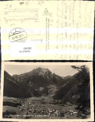 185347,Mayrhofen i. Zillertal m. Grünberg