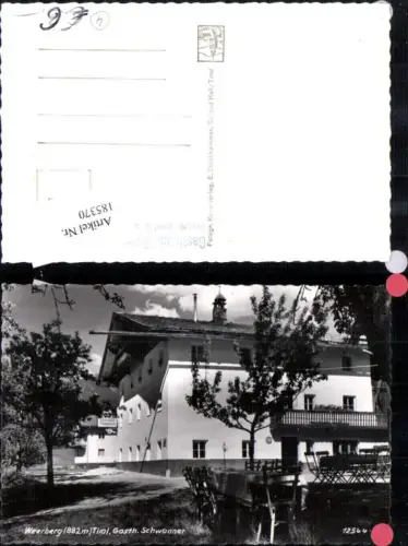185370,Weerberg b. Schwaz Gasthof Schwanner