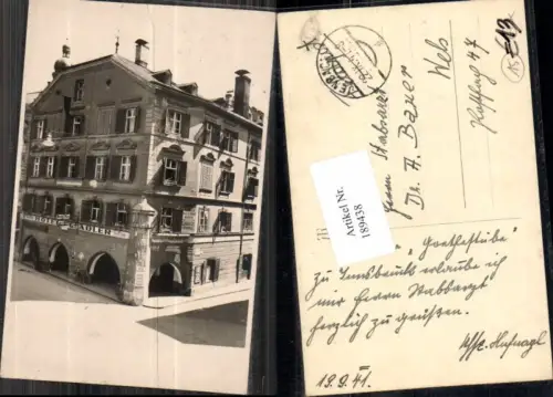 189438,FotoAK Jenbach Hotel Gasthaus Goldener Adler 1941