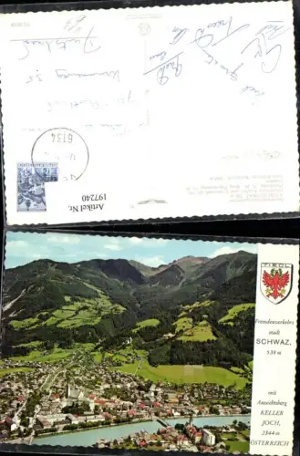 197240,Schwaz m. Kellerjoch Luftbild pub Alpina Druck