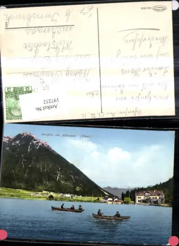 197252,Seespitz a. Achensee Ruderboote Boote pub Robert Wagner 181/1910
