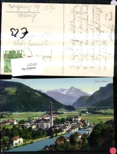 197257,Zell a. Ziller Totale Bahnpost Zug 284 Mayrhofen Jenbach pub Wilhelm Stempfle 650