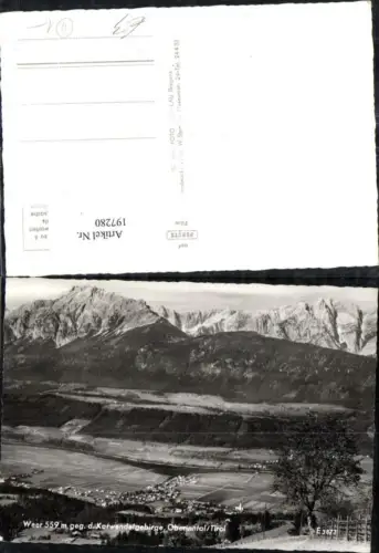 197280,Weer geg. d. Karwendelgebirge Oberinntal Totale