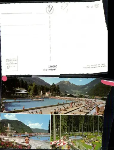 205082,Waldbad Mayrhofen im Zillertal Mehrbildkarte pub Hans Hruschka