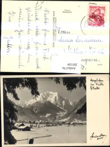 205109,Mayrhofen im Winter Teilansicht Zillertal pub Hans Hruschka 2155