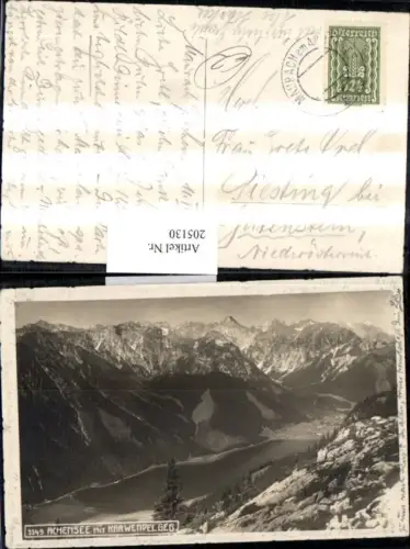 205130,Achensee See m. Karwendelgebirge
