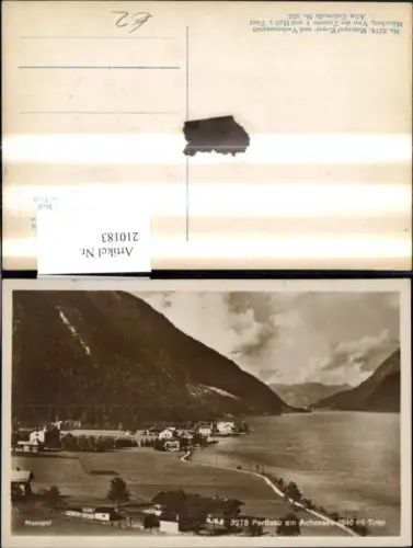 210183,Pertisau Totale am Achensee See