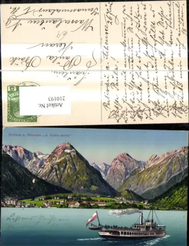 210193,Pertisau am Achensee Totale Dampfer „S. Stella maris“