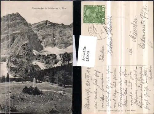 233658,Ahornboden b. Hinterriss in Tirol Bergkulisse