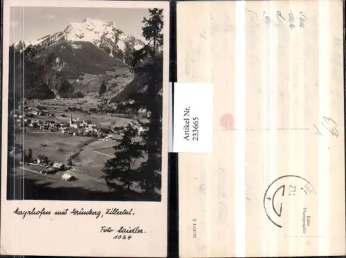 233665,Mayrhofen Totale m. Grünberg im Zillertal pub Foto Maidler 1024