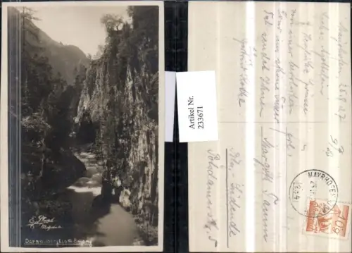 233671,Dornaubergklamm Klamm b. Mayrhofen Eingang Bahnpost Zug 284 Mayrhofen – Jenbach