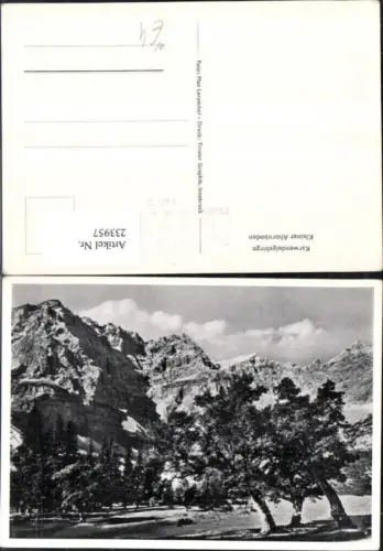 233957,Karwendelgebirge Kleiner Ahornboden b. Vomp Hinterriß