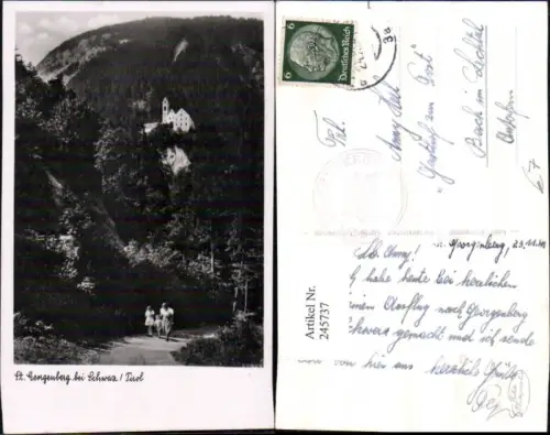 245737,St. Georgenberg Abtei Kirche b. Schwaz in Tirol
