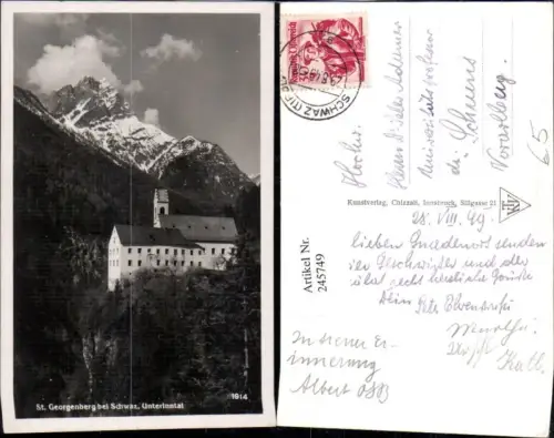 245749,St. Georgenberg im Unterinntal Abtei Kirche b. Schwaz