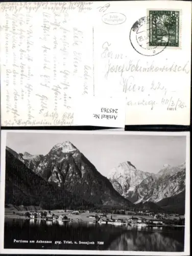 245763,Pertisau am Achensee Totale geg. Trist u. Sonnjoch