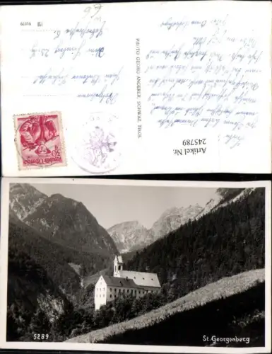 245789,St. Georgenberg Abtei Kirche b. Schwaz