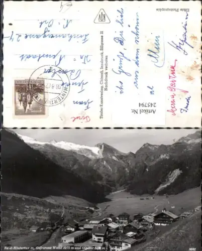 245794,Bad Hintertux Totale m. Gefrorener Wand u. Olperer