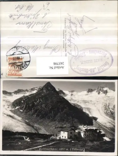 245798,Berlinerhütte Berghütte im Zillertal Bergkulisse b. Mayrhofen
