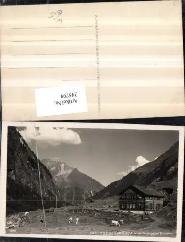 245799,Gasthof Steinbock in d. Floite geg. Grünberg b. Mayrhofen
