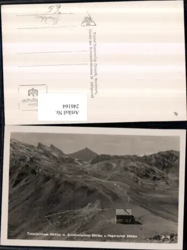 246164,Tuxerjochhaus m. Schöberspitzen u. Hagerspitze Bergkulisse b. Hintertux
