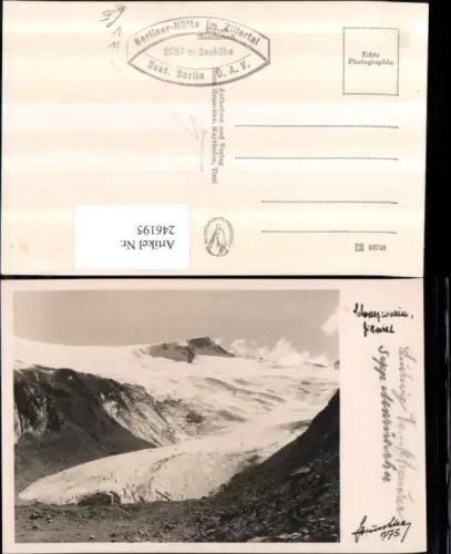 246195,Schwarzenstein Bergkulisse im Zillertal b. Mayrhofen pub Hans Hruschka 775
