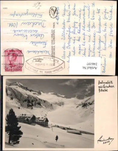246197,Berlinerhütte Berghütte m. Hornkees im Zillertal b. Mayrhofen pub Hans Hruschka 2343