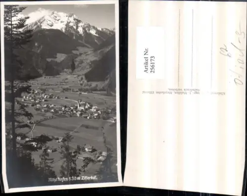 256173,Mayrhofen im Zillertal Totale Bergkulisse