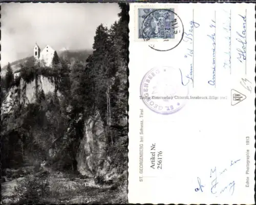 256176,St. Georgenberg Abtei Kirche b. Schwaz