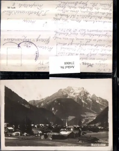274068,Mayrhofen Totale Bergkulisse