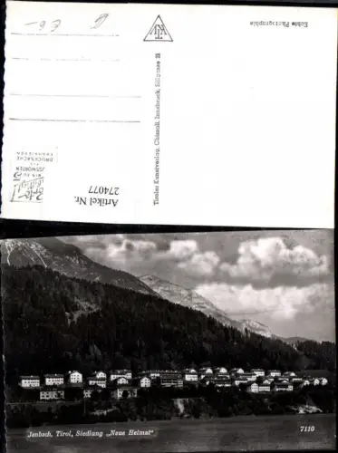 274077,Jenbach in Tirol Siedlung Neue Heimat Bergkulisse
