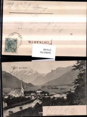 274100,Zell am Ziller Totale Bergkulisse