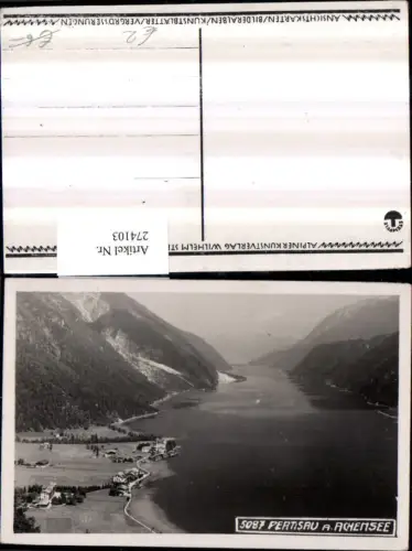 274103,Pertisau am Achensee Teilansicht Bergkulisse