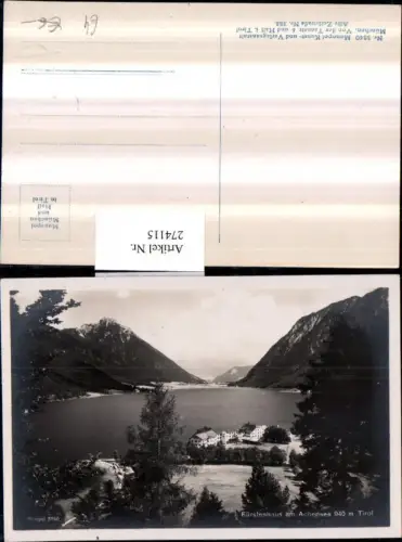 274115,Fürstenhaus am Achensee See Bergkulisse
