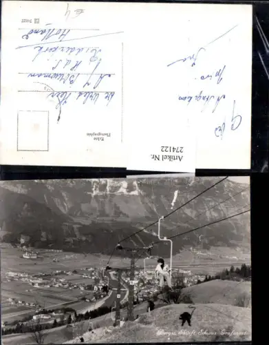 274122,Berg u. Skilift Sessellift Schwaz Grafenast Totale