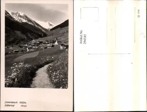 294345,Lanersbach im Zillertal Totale Bergkulisse