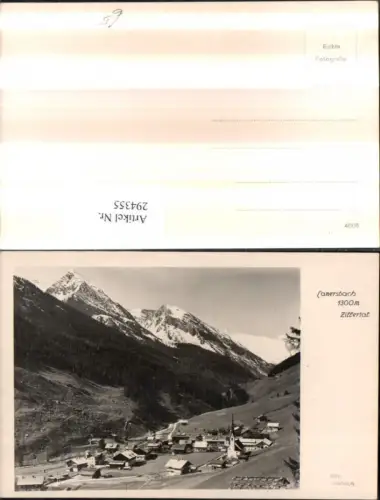 294355,Lanersbach im Zillertal Totale Bergkulisse