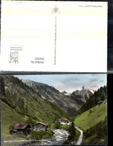 294387,Mayrhofen Gasthof Zillergrund m. Brandbergkolm Bergkulisse