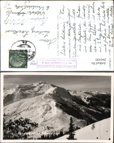 294392,Skigebiet b. Schwaz Bergkulisse Winterbild