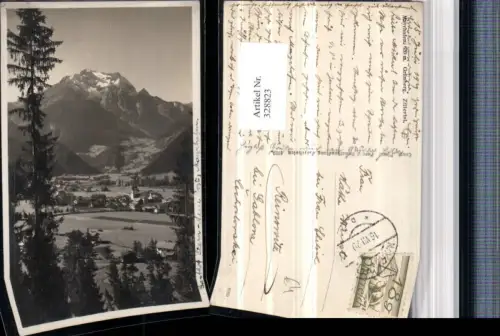 328823,Mayrhofen im Zillertal Totale m. Grünberg Bergkulisse