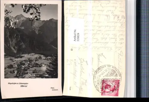 328824,Mayrhofen im Zillertal Totale m. Ahornspitze Bergkulisse pub Foto Seeböck