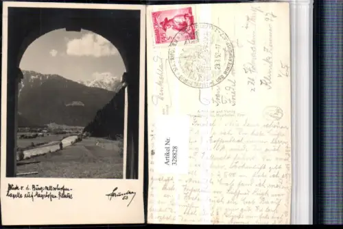 328828,Blick von d. Burgstallschartenkapelle auf Mayrhofen Bergkulisse pub Hans Hruschka 63