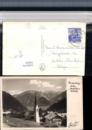 330054,Finkenberg Kirche geg. Mayrhofen Bergkulisse pub Hans Hruschka 1009