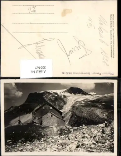 335467,Spannagelhaus Berghütte b. Tux Bergkulisse